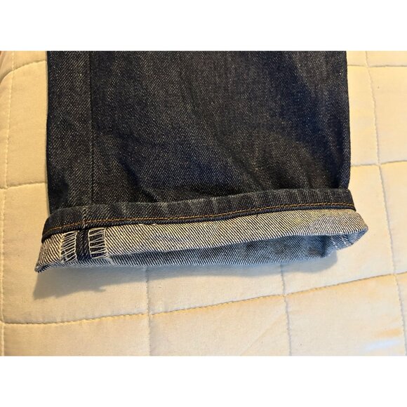 LEVIS 501XX Button Fly Raw Denim Dark Wash Straight Fit Men’s Jeans 40x32”. - Picture 8 of 15